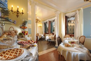 Daily buffet breakfast (EUR 15 per person)