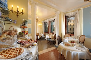 Daily buffet breakfast (EUR 15 per person)