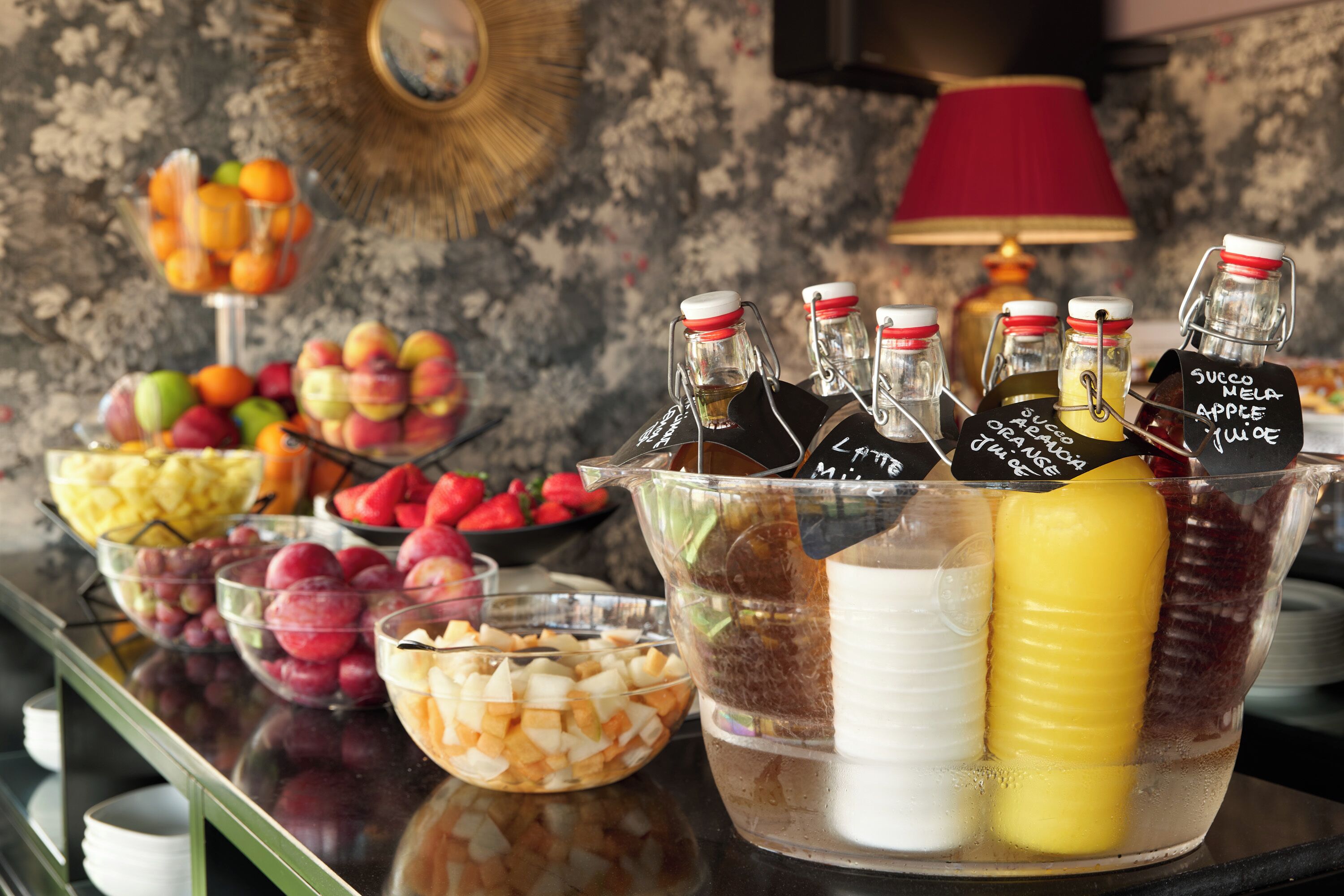 daily buffet breakfast (eur 20 per person)