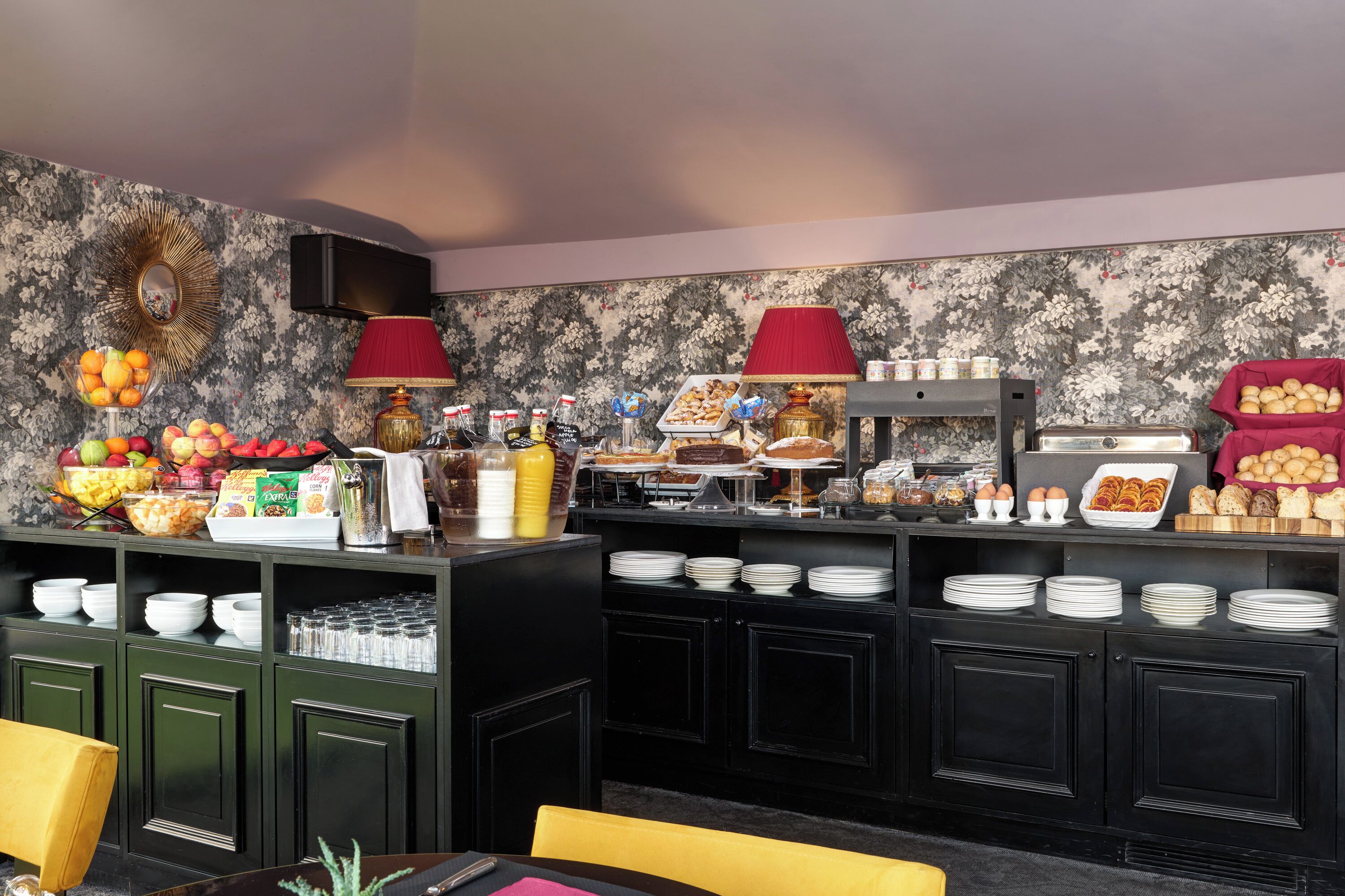 daily buffet breakfast (eur 20 per person)