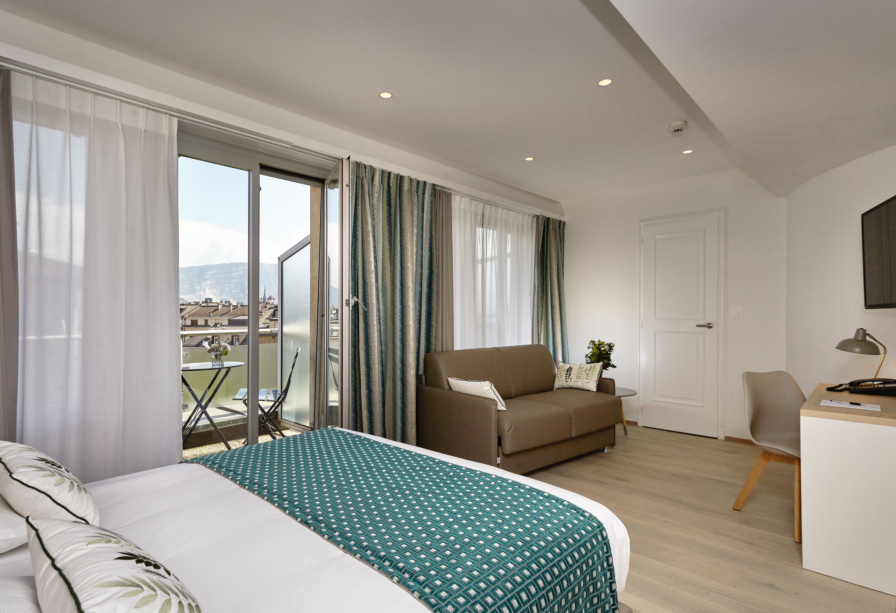 superior double room | in-room safe, desk, blackout curtains, soundproofing