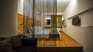 Habitación ejecutiva | Sábanas de algodón egipcio, ropa de cama de alta calidad y edredón