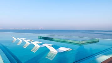 2 indoor pools, 2 outdoor pools, pool cabanas (surcharge)