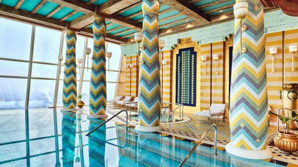 2 indoor pools, 2 outdoor pools, pool cabanas (surcharge)