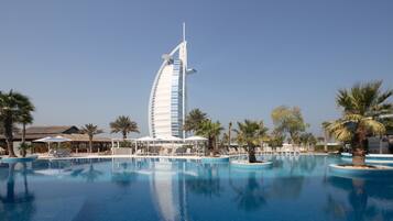 3 outdoor pools, pool cabanas (surcharge), pool umbrellas
