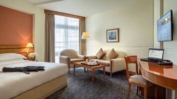 Minibar, in-room safe, desk, blackout curtains