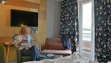Chambre Confort, balcon, vue ville