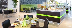 Daily buffet breakfast (EUR 17 per person)