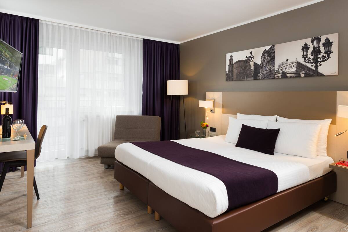 In-room safe, desk, soundproofing, free cots/infant beds