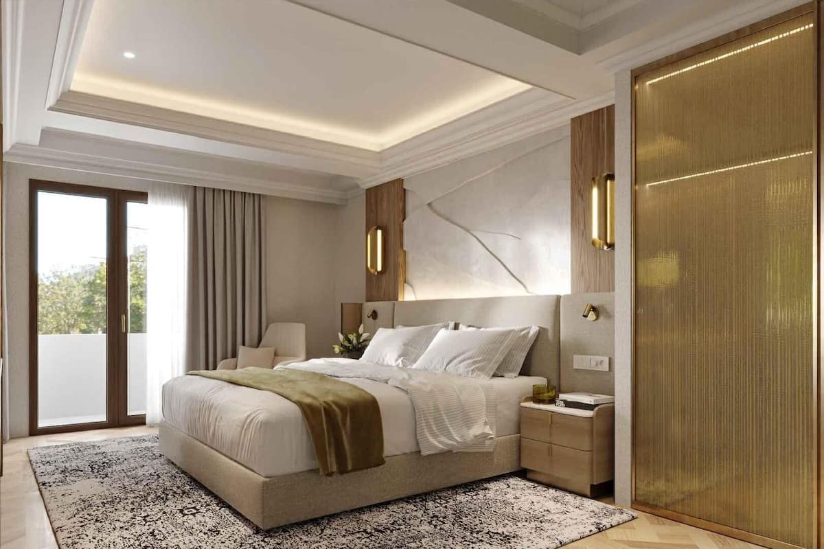 Suite presidencial | 1 habitación, ropa de cama de alta calidad y minibar