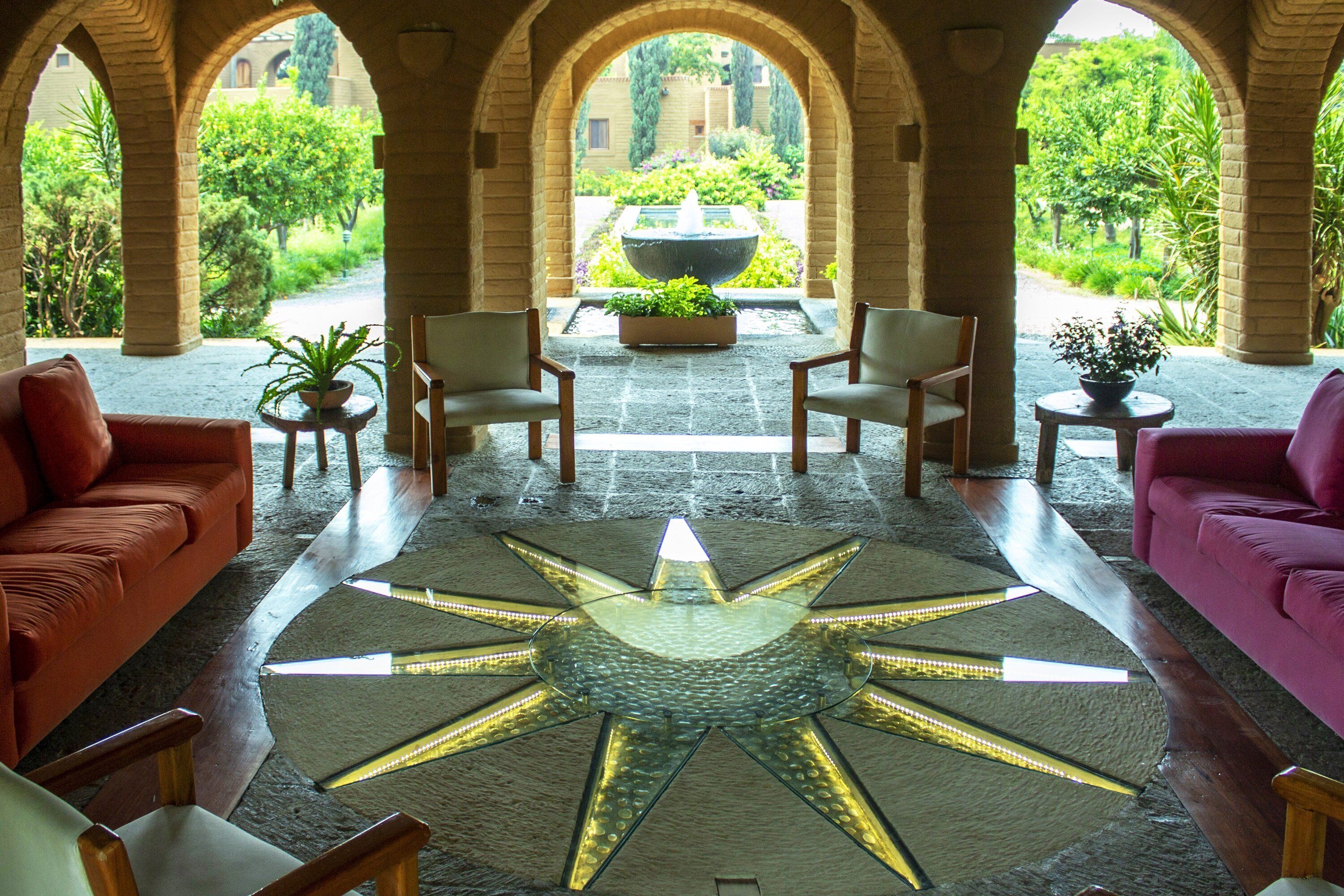 Sala de estar en el lobby