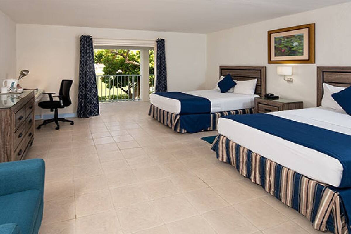 In-room safe, desk, iron/ironing board (on request), cribs (surcharge)