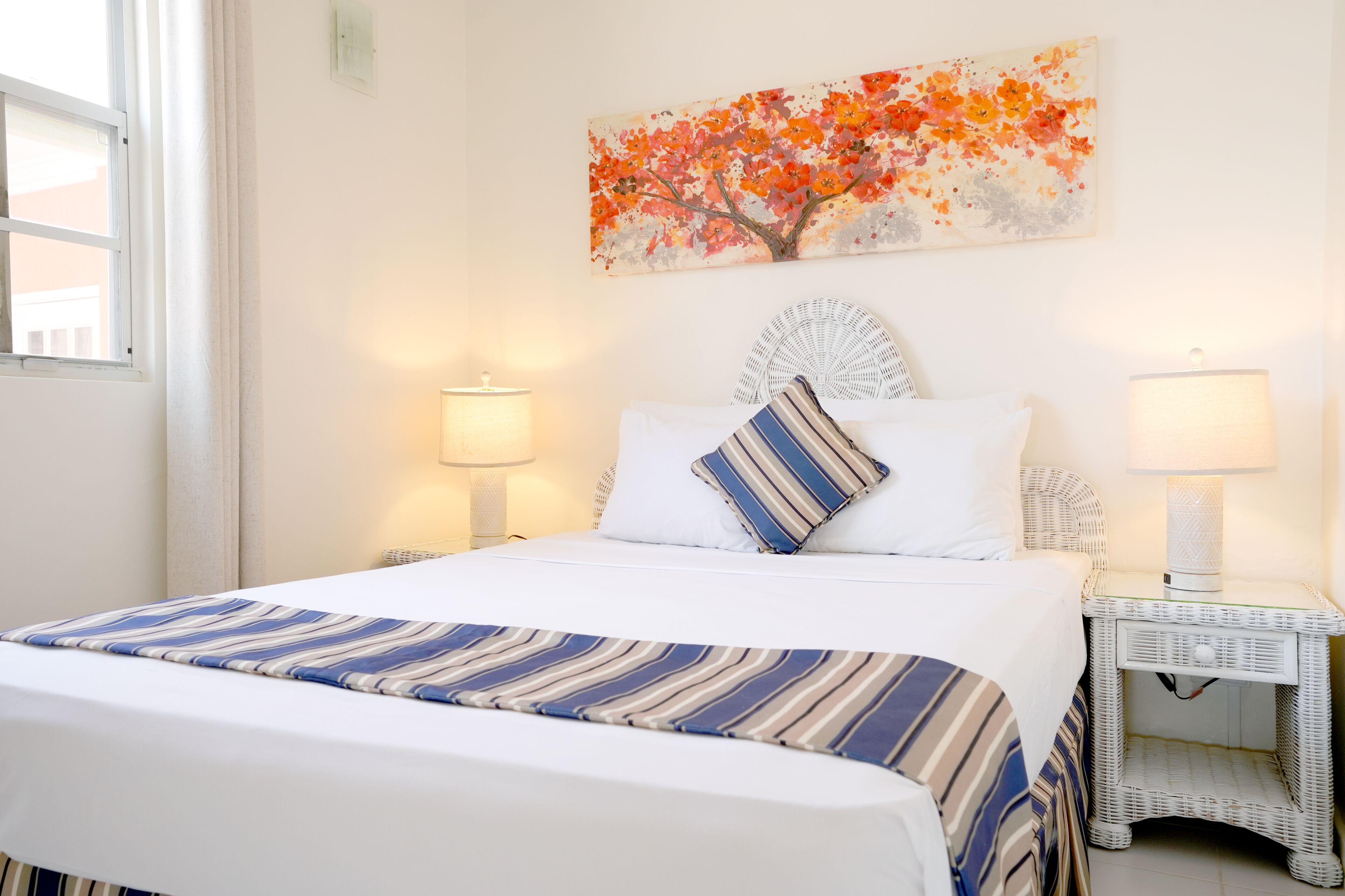 1 quarto, roupas de cama premium, cofres nos quartos, escrivaninha