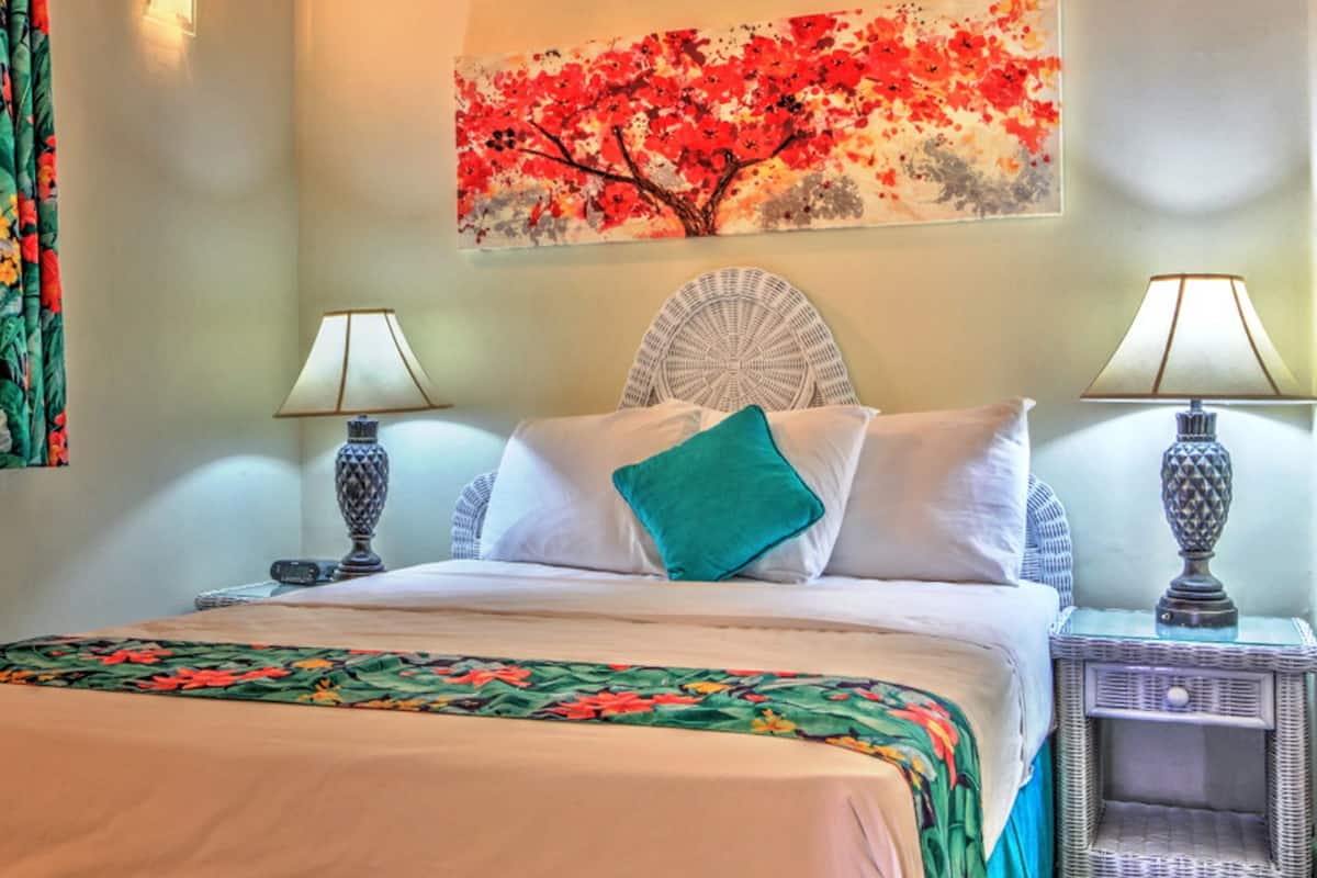 1 habitación y ropa de cama de alta calidad