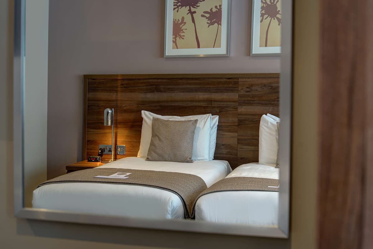 Standard Room, 2 Twin Beds, Non Smoking | Desk, iron/ironing board, free cribs/infant beds, free rollaway beds