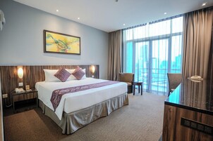 Minibar, in-room safe, desk, blackout drapes