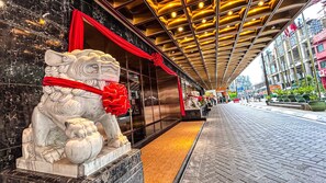 Overnatningsstedets facade