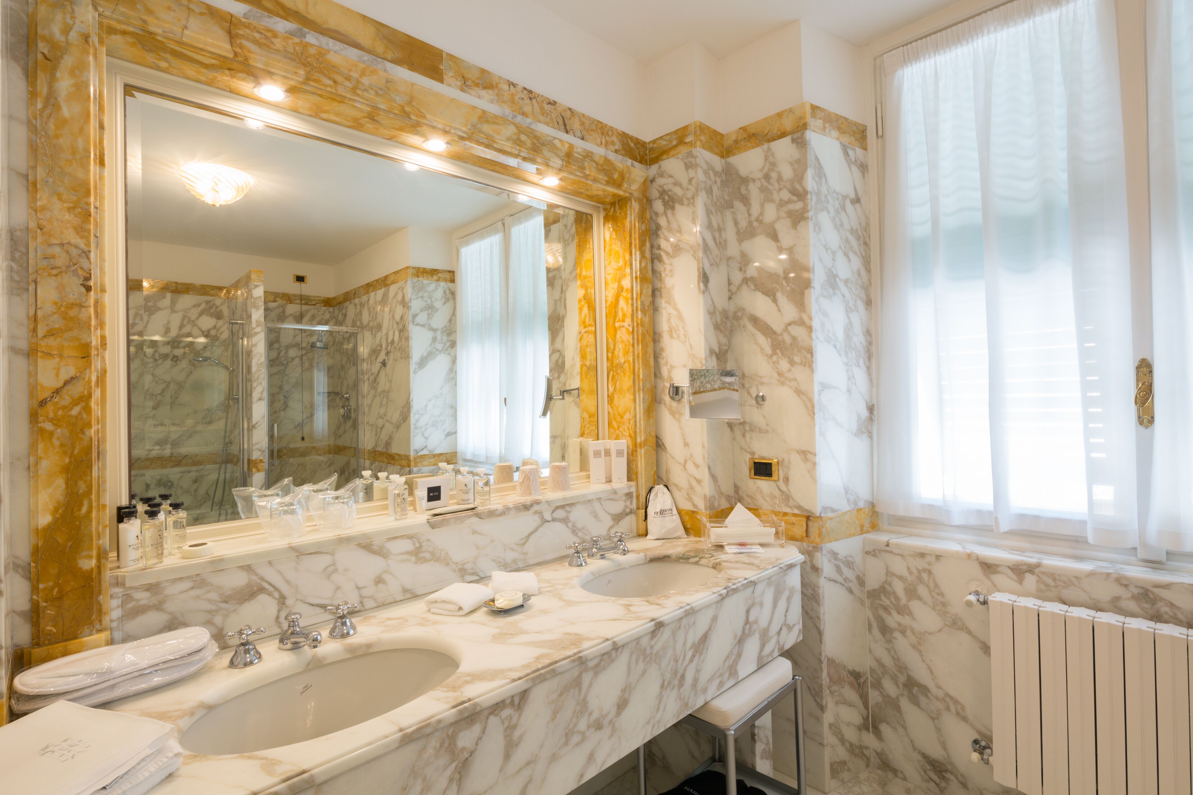 free toiletries, hair dryer, bathrobes, slippers