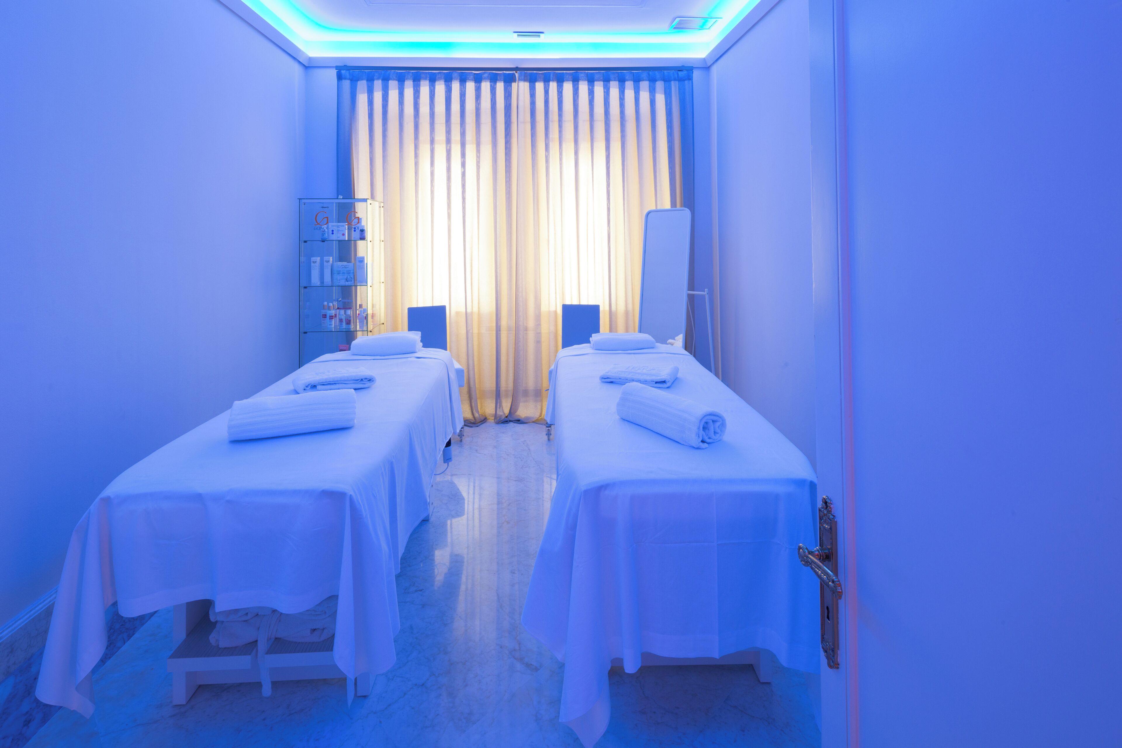 manicures and pedicures, massages