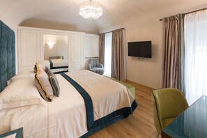 Chambre double | Literie de qualité, couette en duvet, minibar, coffre-fort