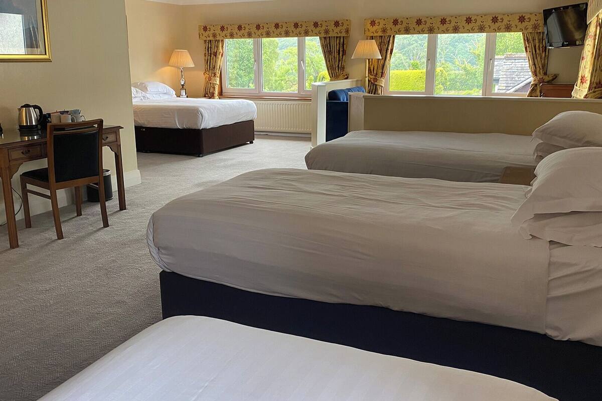 family room sleeps 5 | 1 bedroom, premium bedding, in-room safe, individually decorated