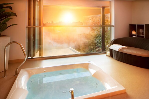 Salas de tratamiento para parejas y baño turco o hammam 