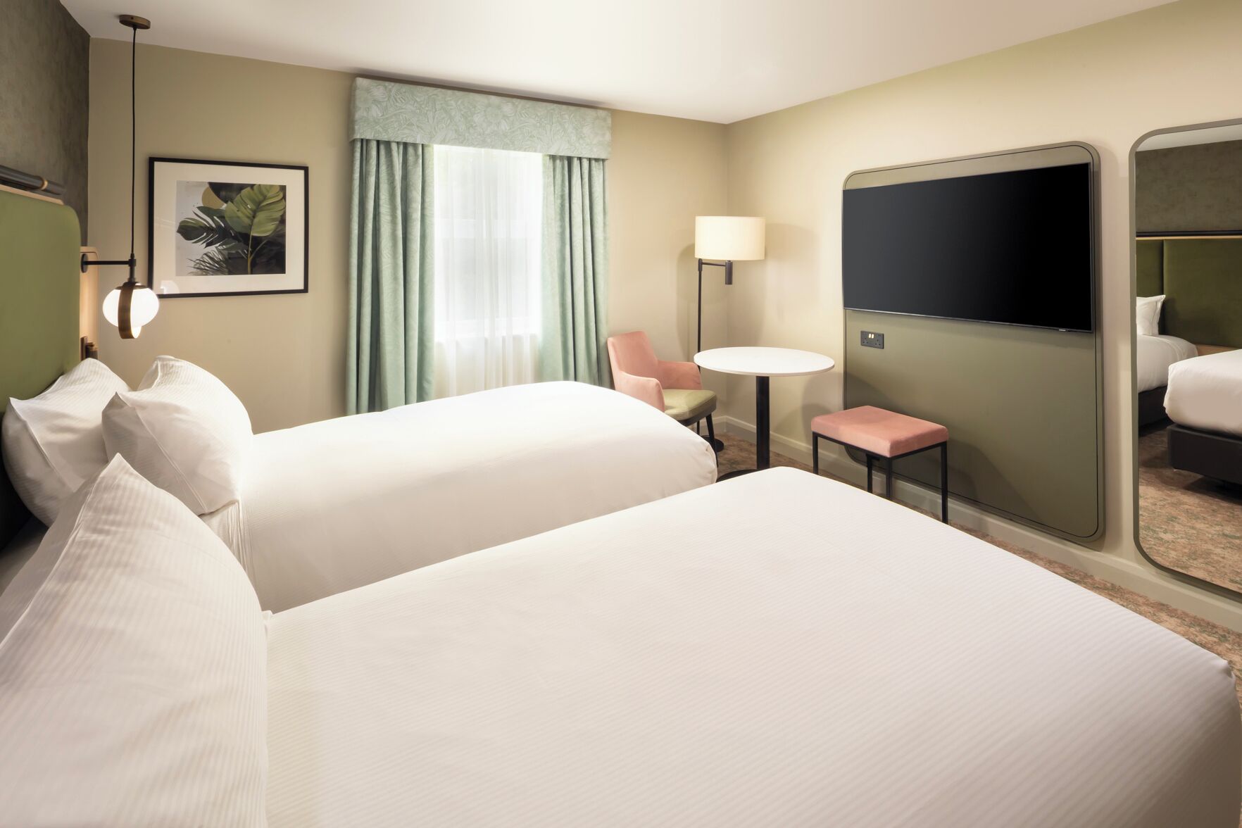 Minibar, in-room safe, desk, blackout curtains