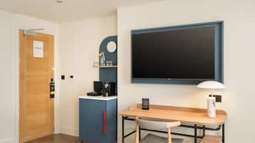 Coffres-forts dans les chambres, bureau, rideaux occultants