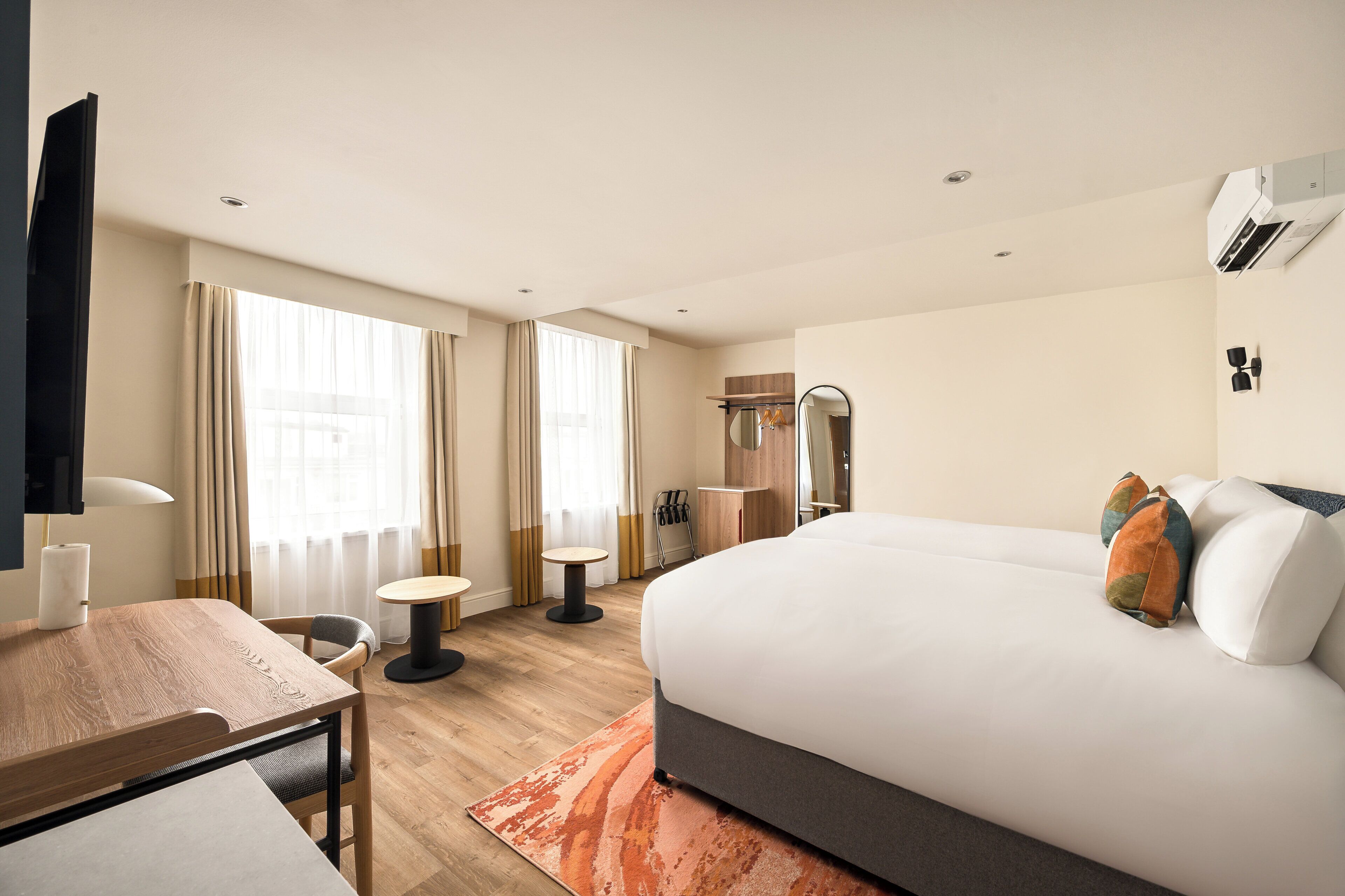 In-room safe, desk, blackout curtains, iron/ironing board