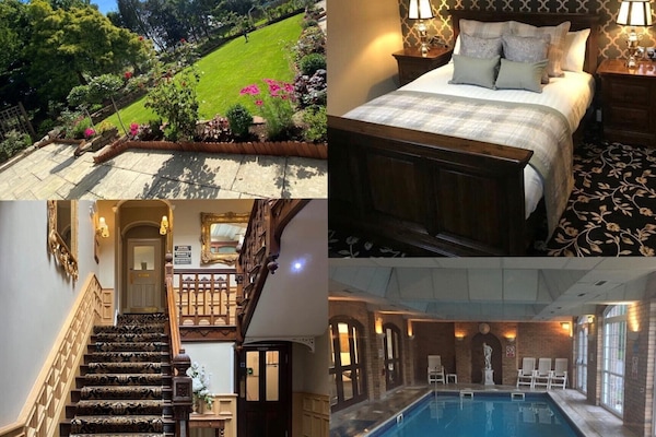 Individually decorated, individually furnished, desk, iron/ironing board