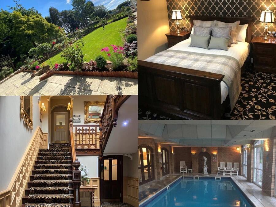 Individually decorated, individually furnished, desk, iron/ironing board