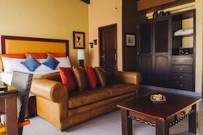 Suite Deluxe, 1 très grand lit | Draps en coton égyptien, literie de qualité supérieure