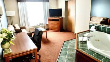 Suite, 1 chambre, non-fumeurs (1 King Bed) | Literie de qualité supérieure, couette en duvet d'oie