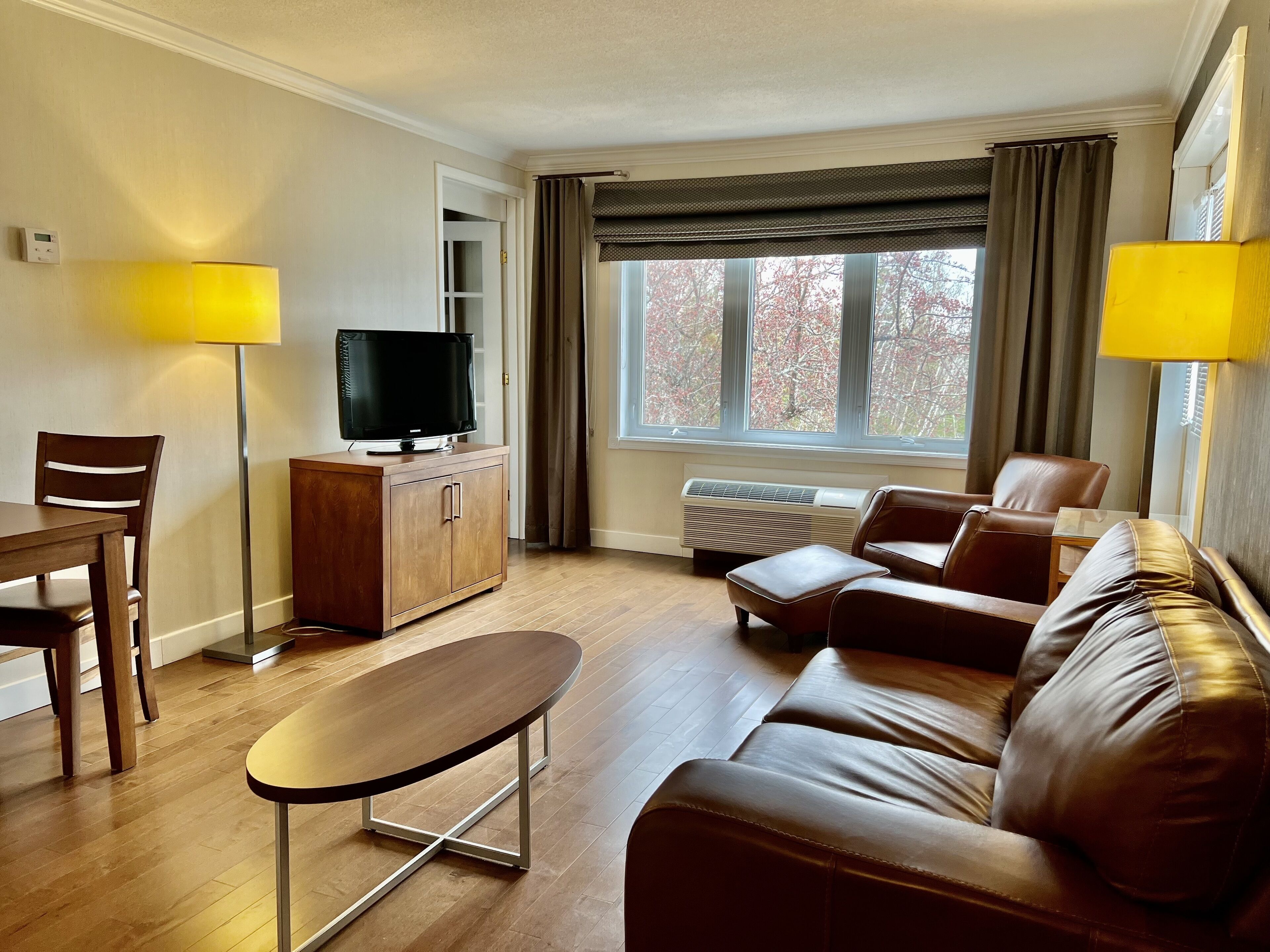 executive suite, 1 queen bed, non smoking | premium bedding, minibar, desk, iron/ironing board