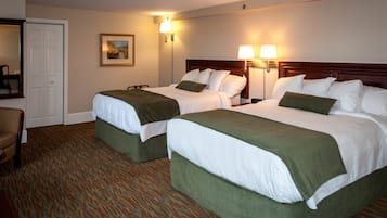 Double Room, 2 Double Beds, Non Smoking, Refrigerator