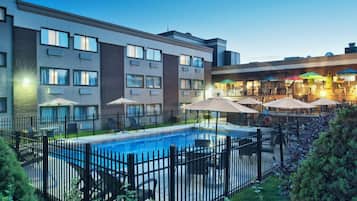 Indoor pool, seasonal outdoor pool