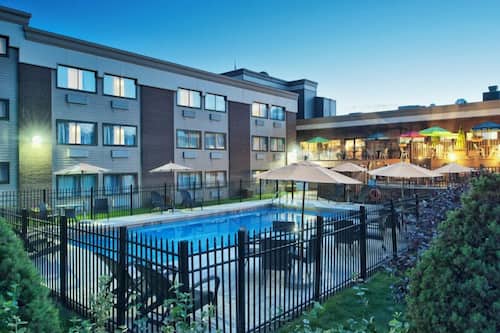 Indoor pool, seasonal outdoor pool