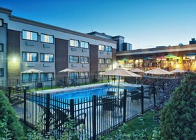 Indoor pool, seasonal outdoor pool