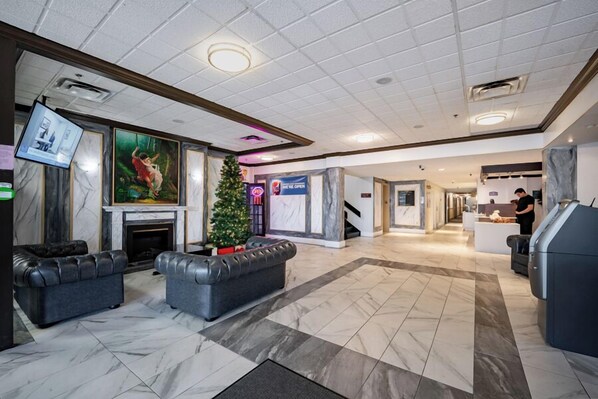 Sala de estar en el lobby