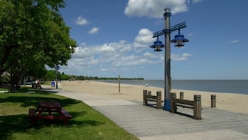 Accommodatie ligt op het strand