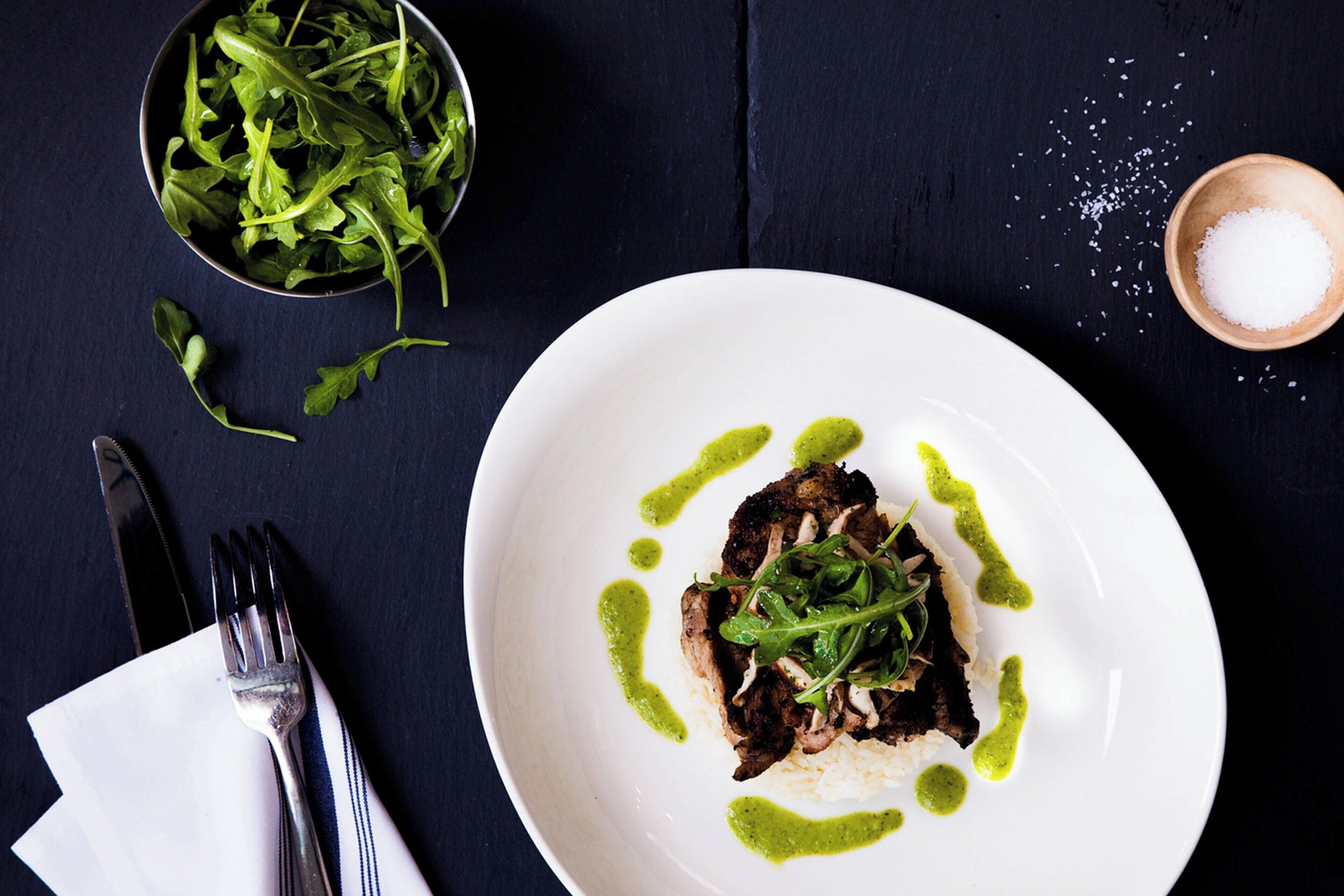 breakfast and dinner served