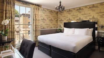 1 chambre, literie de qualité supérieure, couette en duvet d'oie