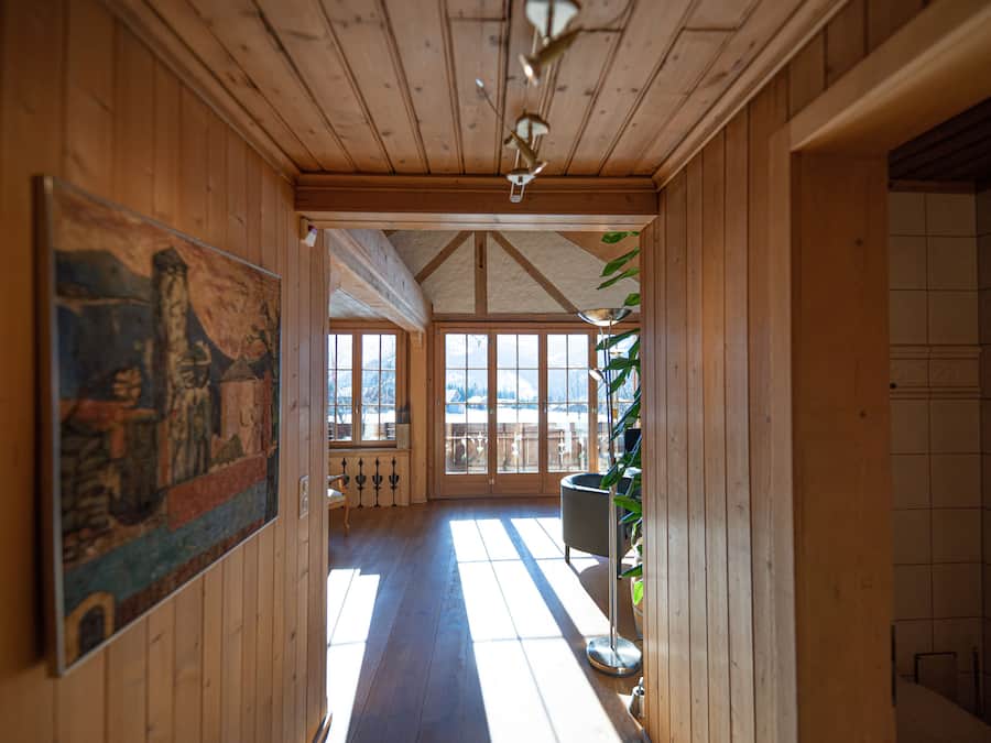 Flat-screen TV, DVD player