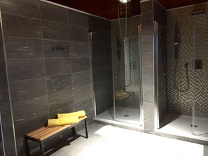 Sauna, hot tub, steam room, hot springs, Turkish bath, body treatments - Résidence Les Sources Des Alpes (Leukerbad)