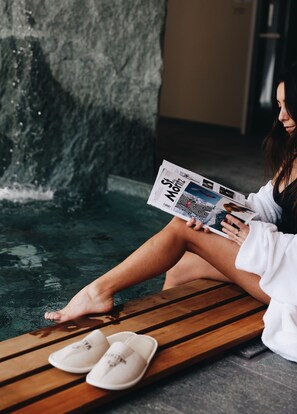 Sauna, hot tub, steam room, body treatments, aromatherapy - Hotel Walther (Pontresina)