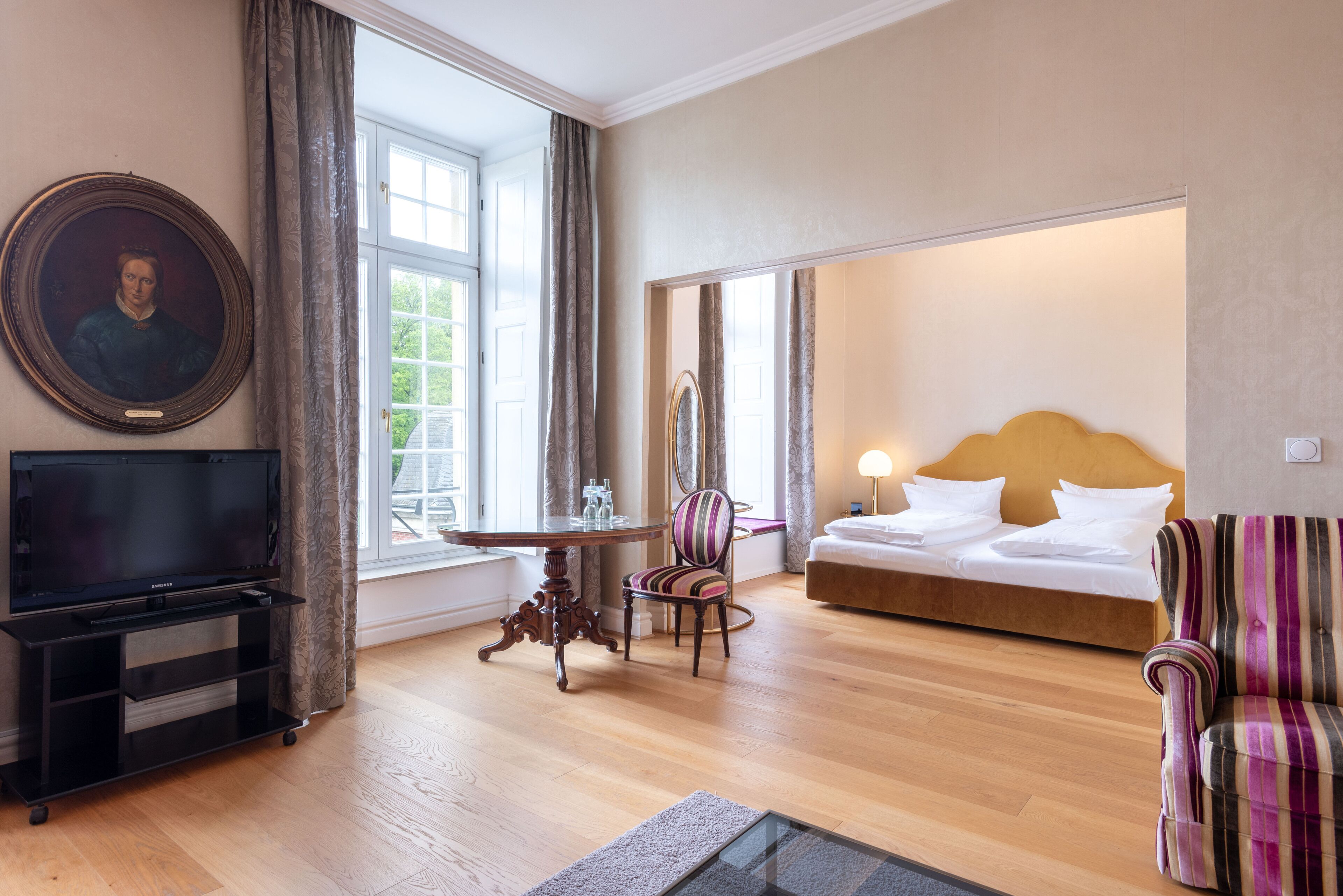 premium suite, 1 bedroom | premium bedding, minibar, individually decorated, individually furnished