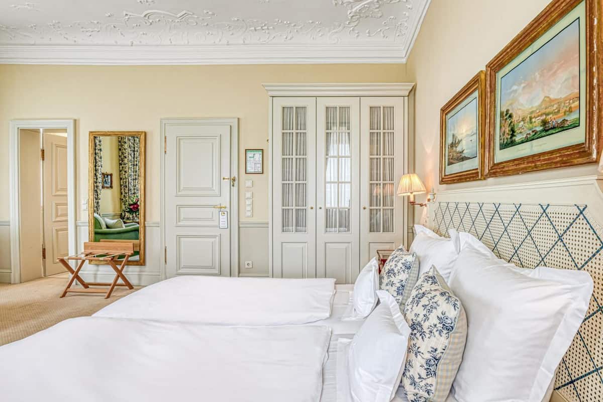 Bettwäsche aus ägyptischer Baumwolle, hochwertige Bettwaren, Minibar