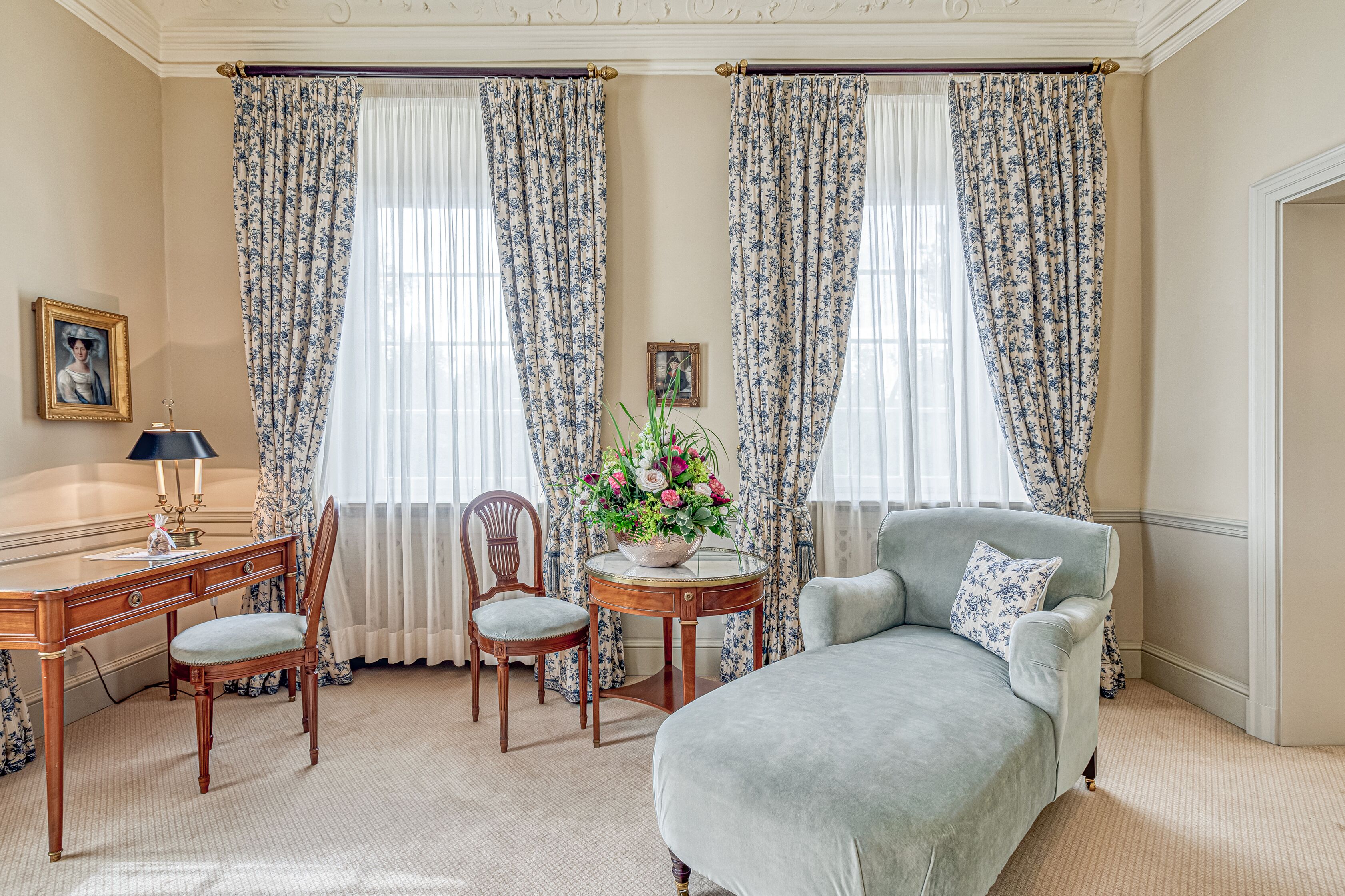 deluxe double room (jagdschloss) | 1 bedroom, egyptian cotton sheets, premium bedding, minibar