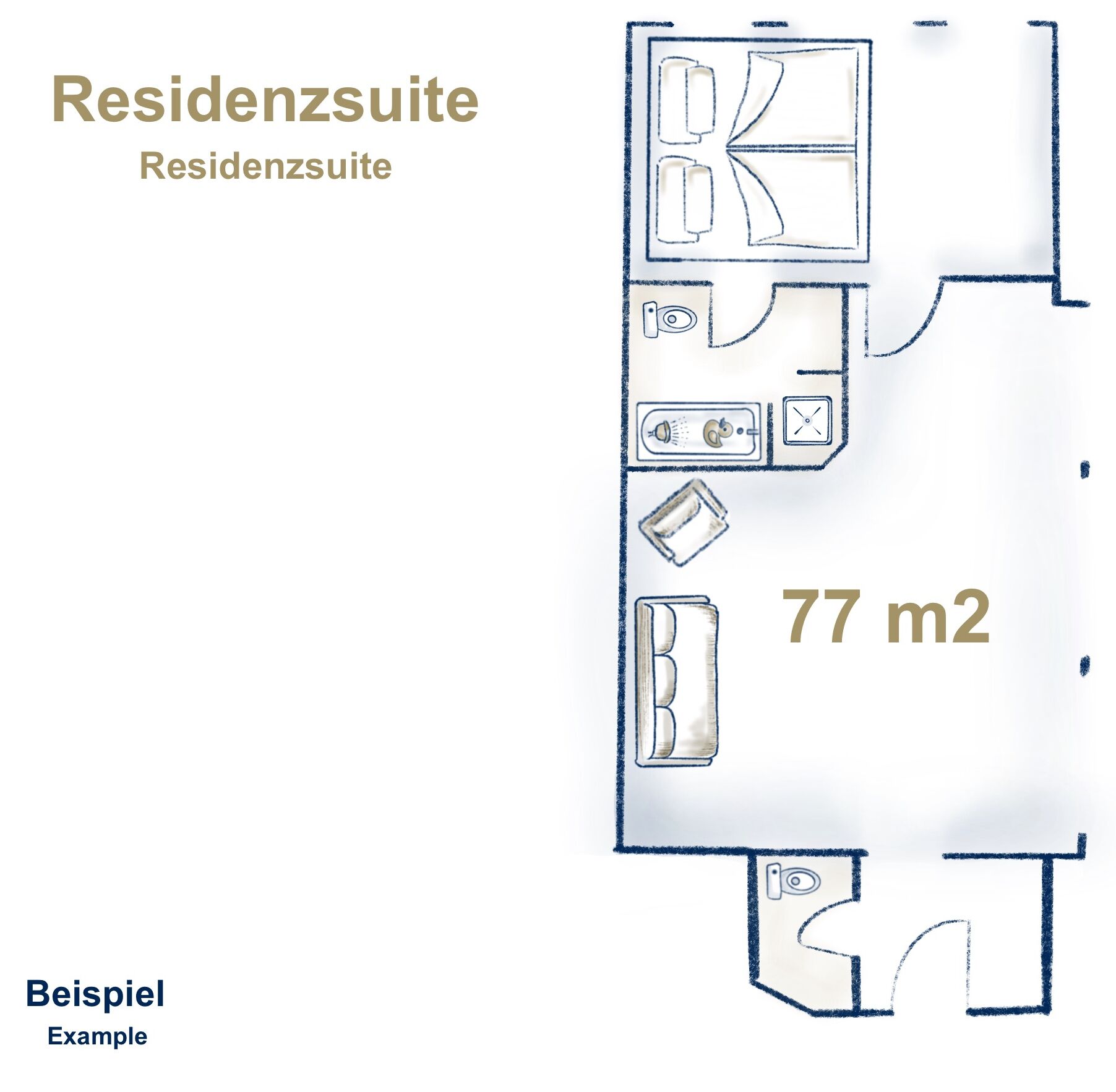 presidential suite | floor plan