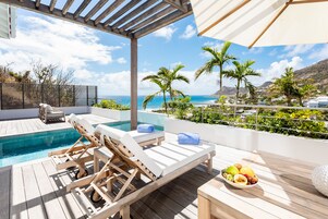Suite, Private Pool, Ocean View (Spirit) | Terrace/patio